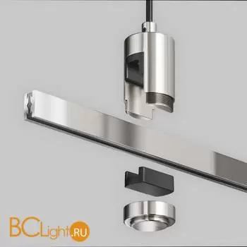 Подвес тросовый Hang с вводом питания Flarity платина Maytoni Accessories for tracks TRA157SW-B1-PT - Фото 2