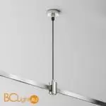 Подвес тросовый Hang с вводом питания Flarity платина Maytoni Accessories for tracks TRA157SW-B1-PT - Фото 0