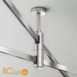 Крепление потолочное двойное Short 78мм Flarity платина Maytoni Accessories for tracks TRA156C-D1-PT - Фото 0