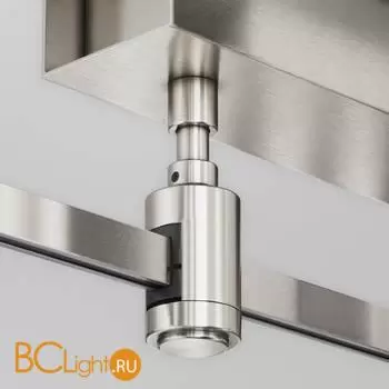 Основание потолочное Short для блока питания с вводом питания Flarity платина Maytoni Accessories for tracks TRA156C-BB1-PT - Фото 1