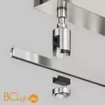 Основание потолочное Short для блока питания с вводом питания Flarity платина Maytoni Accessories for tracks TRA156C-BB1-PT - Фото 2