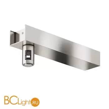 Основание настенное Wall для блока питания с вводом питания Flarity платина Maytoni Accessories for tracks TRA155CW-BB-PT