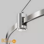 Подвесной набор с основанием под блок питания для круглого шинопровода Flarity платина Maytoni Accessories for tracks TRA154SW-BB-R-PT - Фото 1