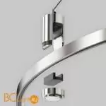 Подвесной набор с основанием под блок питания для круглого шинопровода Flarity платина Maytoni Accessories for tracks TRA154SW-BB-R-PT - Фото 2