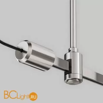 Ввод питания боковой Flarity платина Maytoni Accessories for tracks TRA154C-SB1-PT - Фото 1