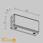 Коннектор шинопровода Maytoni Accessories for tracks Flexity new TRA200IPC-11B - Фото 4