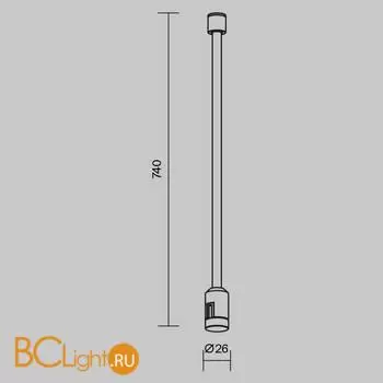 Крепление для профиля Maytoni Accessories for tracks Flexity new TRA200C-L740-11B - Фото 4