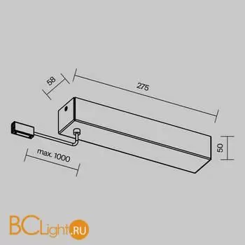 Токоподвод Maytoni Accessories for tracks Flexity new TRA200BB-11B - Фото 4