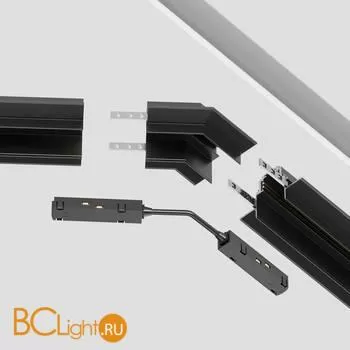 Угол-соединитель 135° Maytoni Gravity встраиваемый черный TRA010CLO-42B - Фото 0