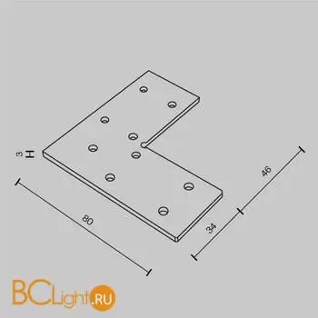 Крепление для шинопровода Maytoni Accessories for tracks Gravity TRA010CL-21 - Фото 4