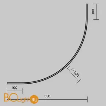 Коннектор шинопровода Maytoni Accessories for tracks Levity new TRA184-R900-11B - Фото 4