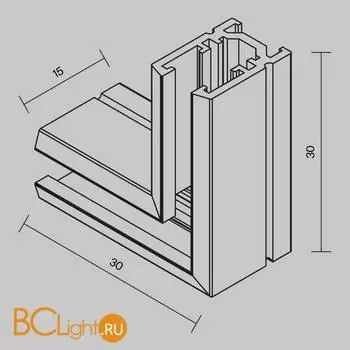 Коннектор шинопровода Maytoni Accessories for tracks Levity new TRA184CL-11B - Фото 4