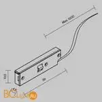 Токоподвод Maytoni Accessories for tracks Levity new TRA184B-1B-100 - Фото 4