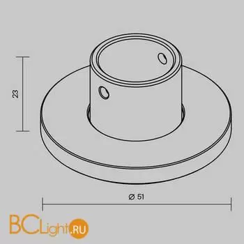 Крепление для шинопровода Maytoni Accessories for tracks Levity new TRA184BC-R-11B - Фото 4