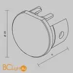 Заглушка для шинопровода Maytoni Accessories for tracks Levity new TRA184EC-R-11B - Фото 4