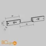 Токоподвод Maytoni Accessories for tracks Levity new TRA184CPC-1B-7.5 - Фото 4