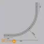 Коннектор шинопровода Maytoni Accessories for tracks Levity new TRA184-R600-12B - Фото 4