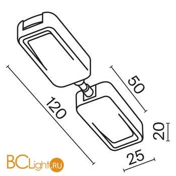 Коннектор питания прямой Maytoni Radity встраиваемый черный TRA084C-B-12 - Фото 1