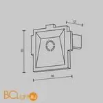 Комплект заглушек к встраиваемому шинопроводу Maytoni Accessories for tracks Radity TRA084EC-12B - Фото 2