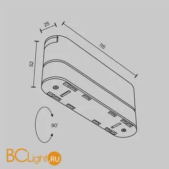 Блок питания (трансформатор) Maytoni Accessories for tracks Radity TRA084FC-11SW - Фото 4