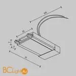 Токоподвод Maytoni Accessories for tracks Radity TRA084B-11W - Фото 3