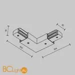 Коннектор шинопровода Maytoni Accessories for tracks Unity new TRA001CLB-11W - Фото 4