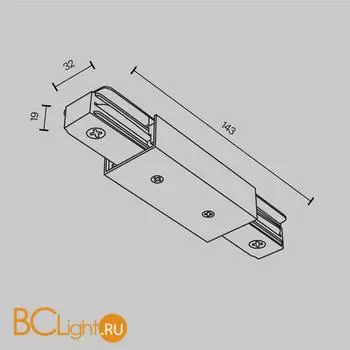 Коннектор шинопровода Maytoni Accessories for tracks Unity new TRA001CB-11B - Фото 4