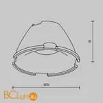 Линза для серии Alfa LED 24° Maytoni Accessories LensD35-24 - Фото 2