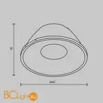 Линза для серии Round 12W 36° Maytoni Accessories LensCD43-36 - Фото 1