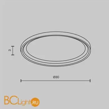 Фиксирующее кольцо для серии Intro GU10 черный Maytoni Accessories DLA110-B - Фото 4