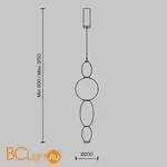 Подвесной светильник Maytoni Adore new MOD297PL-L12BS3K - Фото 5