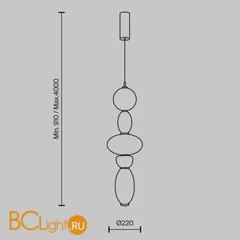 Подвесной светильник Maytoni Adore new MOD297PL-L24BS3K1 - Фото 5