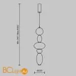 Подвесной светильник Maytoni Adore new MOD297PL-L24BS3K1 - Фото 5