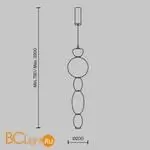 Подвесной светильник Maytoni Adore new MOD297PL-L17BS3K - Фото 5