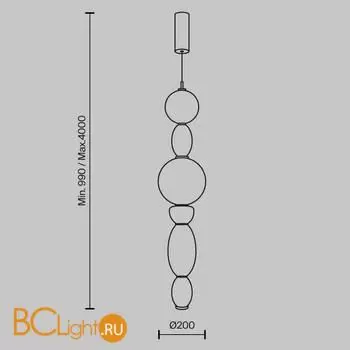 Подвесной светильник Maytoni Adore new MOD297PL-L24BS3K - Фото 6