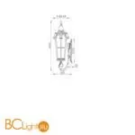 Уличный настенный светильник Maytoni Albion O413WL-01GB1 - Фото 0