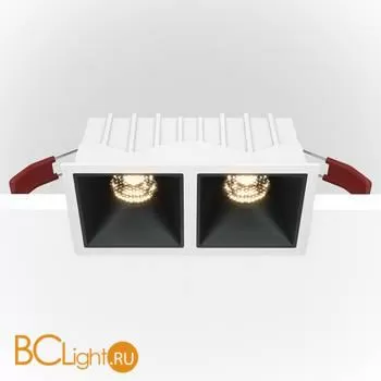 Встраиваемый светильник Maytoni Alfa LED 3000K 2x10Вт 36° Dim Triac DL043-02-10W3K-D-SQ-WB - Фото 3