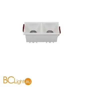 Встраиваемый светильник Maytoni Alfa LED 3000K 2x10Вт 36° DL043-02-10W3K-SQ-W - Фото 0