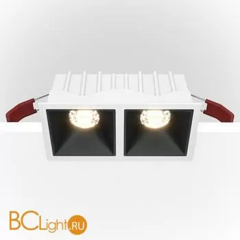 Встраиваемый светильник Maytoni Alfa LED 4000K 2x10Вт 36° Dim Triac DL043-02-10W4K-D-SQ-WB - Фото 2