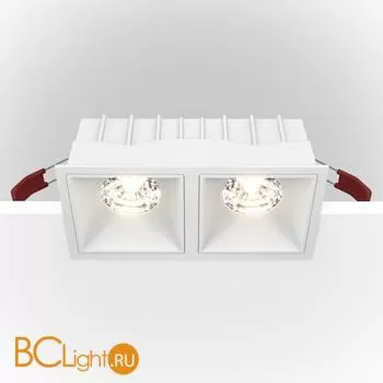 Встраиваемый светильник Maytoni Alfa LED 3000K 2x15Вт 36° DL043-02-15W3K-SQ-W - Фото 1