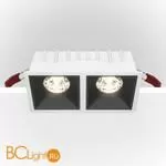 Встраиваемый светильник Maytoni Alfa LED 4000K 2x15Вт 36° Dim Triac DL043-02-15W4K-D-SQ-WB - Фото 2