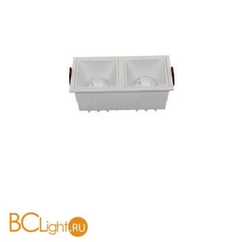 Встраиваемый светильник Maytoni Alfa LED 3000K 2x15Вт 36° Dim Triac DL043-02-15W3K-D-SQ-W - Фото 0