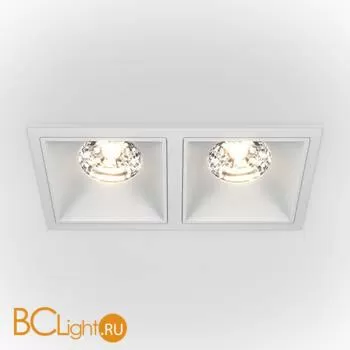 Встраиваемый светильник Maytoni Alfa LED 3000K 2x15Вт 36° Dim Triac DL043-02-15W3K-D-SQ-W