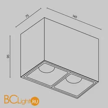 Потолочный светильник Maytoni Alfa LED C065CL-02-L12W3K-W - Фото 3