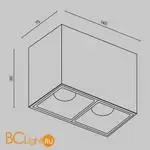 Потолочный светильник Maytoni Alfa LED C065CL-02-L12W3K-W - Фото 3