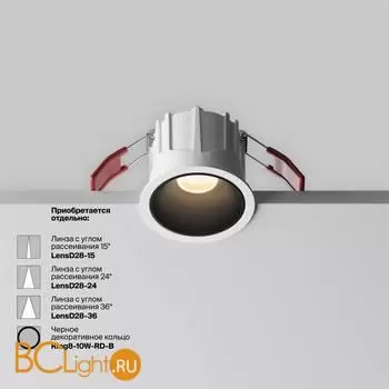 Встраиваемый светильник Maytoni Alfa LED DL043-01-10W3K-RD-W-1 - Фото 11