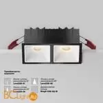 Встраиваемый светильник Maytoni Alfa LED DL043-02-10W3K-SQ-B-1 - Фото 2