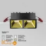Встраиваемый светильник Maytoni Alfa LED DL043-02-10W4K-SQ-B-1 - Фото 0