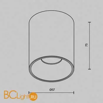 Спот Maytoni Alfa LED C064CL-8W3K-RD-B - Фото 10