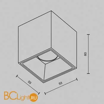 Спот Maytoni Alfa LED C064CL-5W2.7K-SQ-B - Фото 9